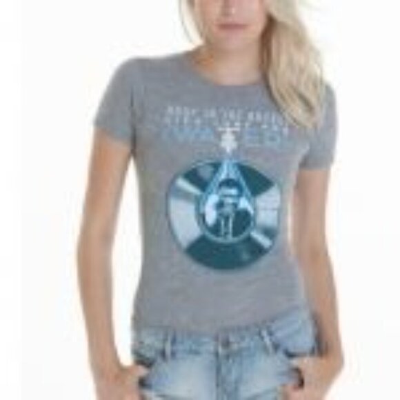 Obey Gray Just Add Water Awareness y2k Crewneck T-shirt - Picture 3 of 8